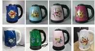 304 Stainless Steel Flower Printing Green Electric Water Kettle
