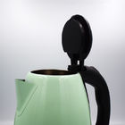 1.5L/1.8L green Color Painted Stainless Steel Electric tea Kettle