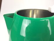 Green Metal Electric Tea Kettle Seamless Welding High Thermal Efficiency
