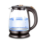 Food Grade High Borosilicate Glass Clear Glass Electric Kettle 304 Stainless Steel