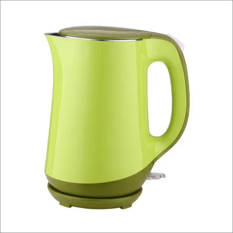 Double Wall Hotel Hot Water Tea Cordless Stainless Steel Electric Kettle