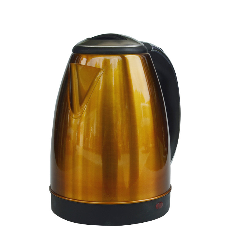 Stainless Steel Yellow Electric Travel Tea Kettle