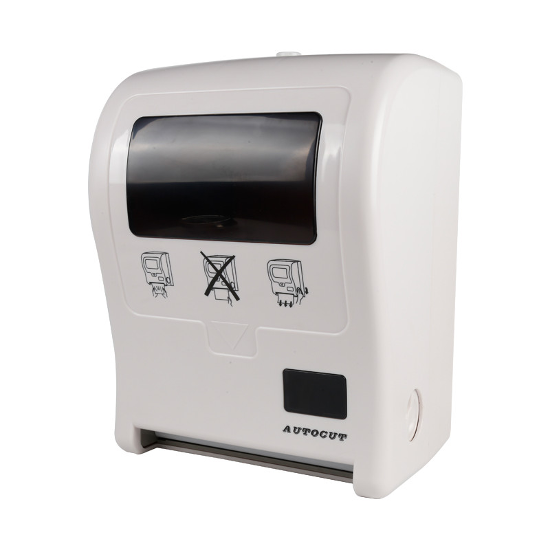 Hotel Wall Mounted ABS 242mm Auto Cut Tissue Dispenser