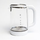 Strong Handle Clear Glass Electric Kettle Mouth With Filter Over Heat Protection