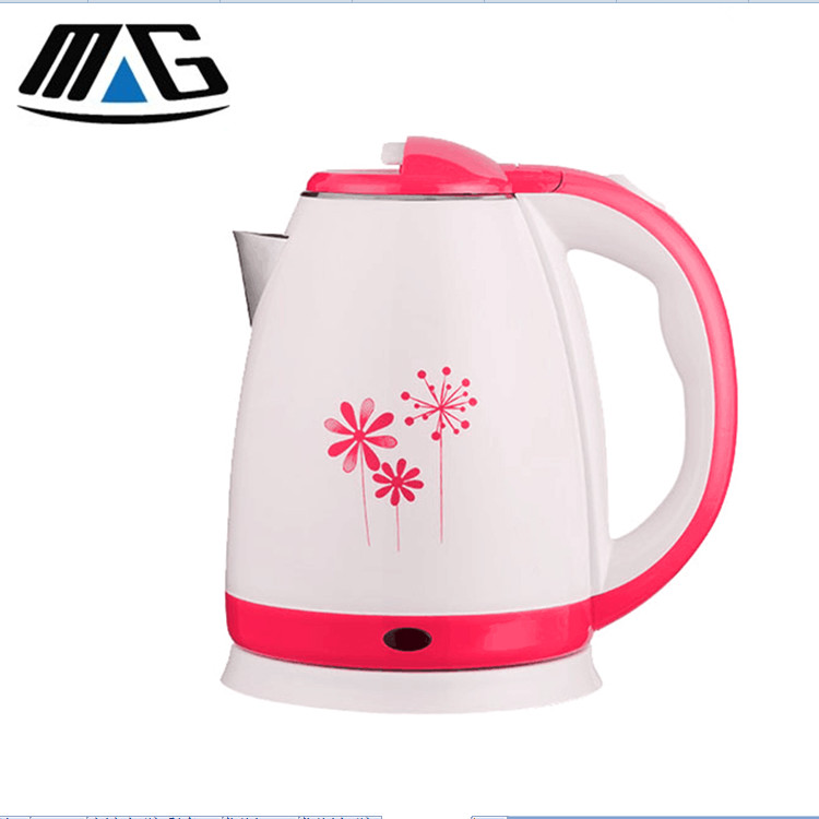 Fashionable Double Wall Electric Kettle 1.8L Big Volume  Electric Water Jug