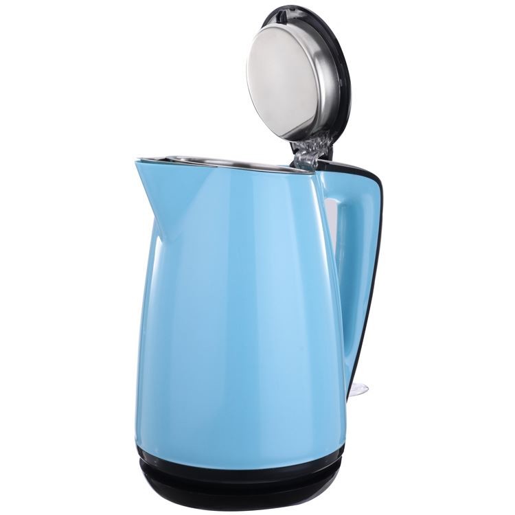 Double Wall Electric Kettle Plastic Out Layer Accurate Temperature Control