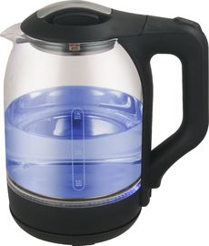 High Borosilicate Clear Glass Electric Kettle 1000W 1500W Cordless Automatic Switch Off